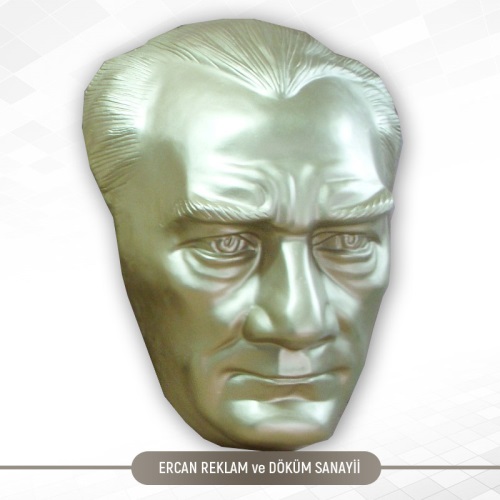 70 cm Alüminyum Atatürk Mask EDS 017